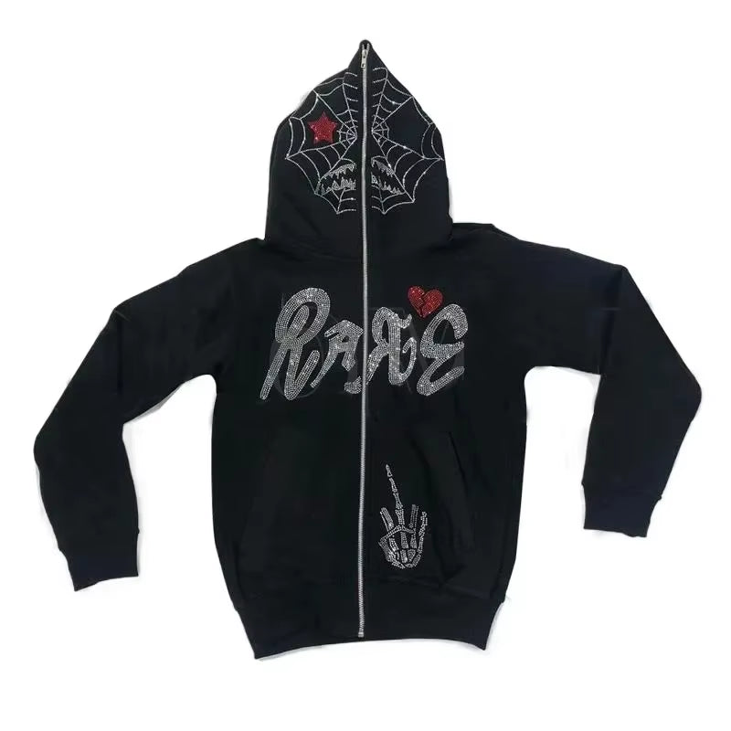 RARE Graphic Full Zip Hoodie