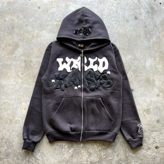 World Krisis Graphic Full Zip Hoodie