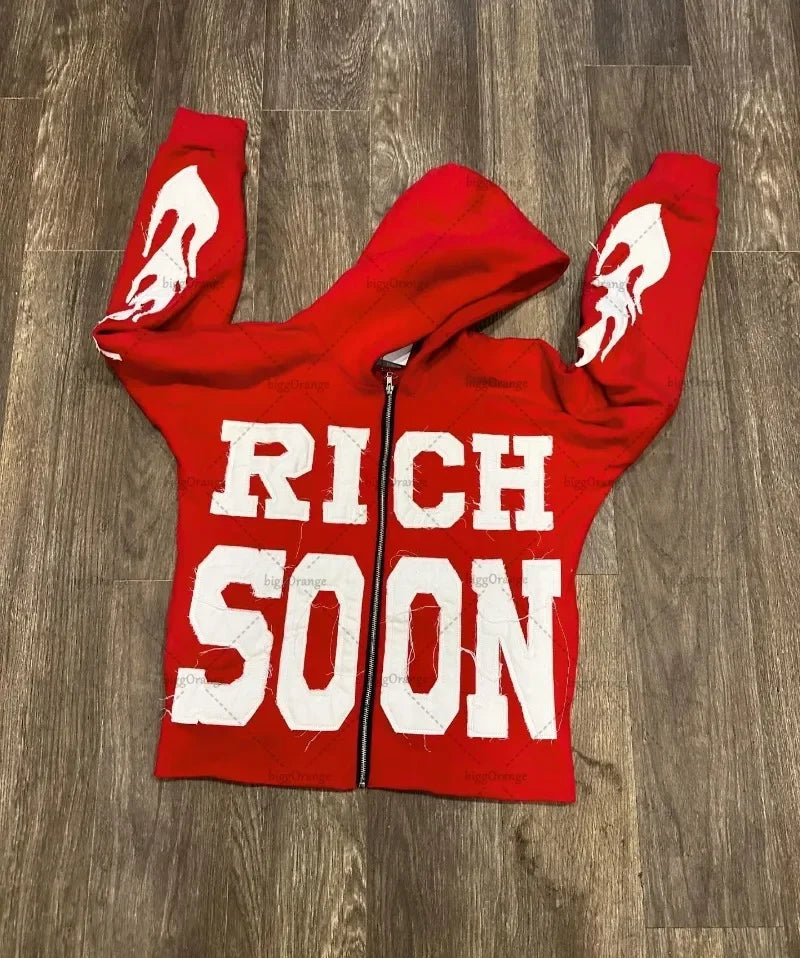 Rich Soon Graphic Full Zip Hoodie