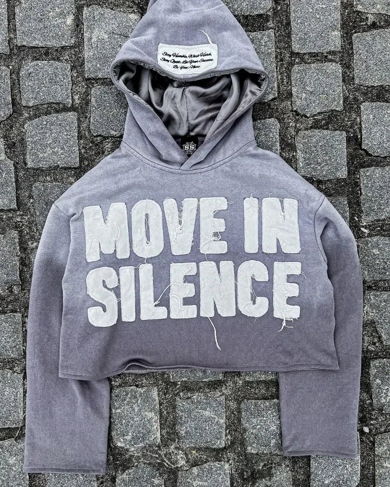 Move In Silence Graphic Hoodie