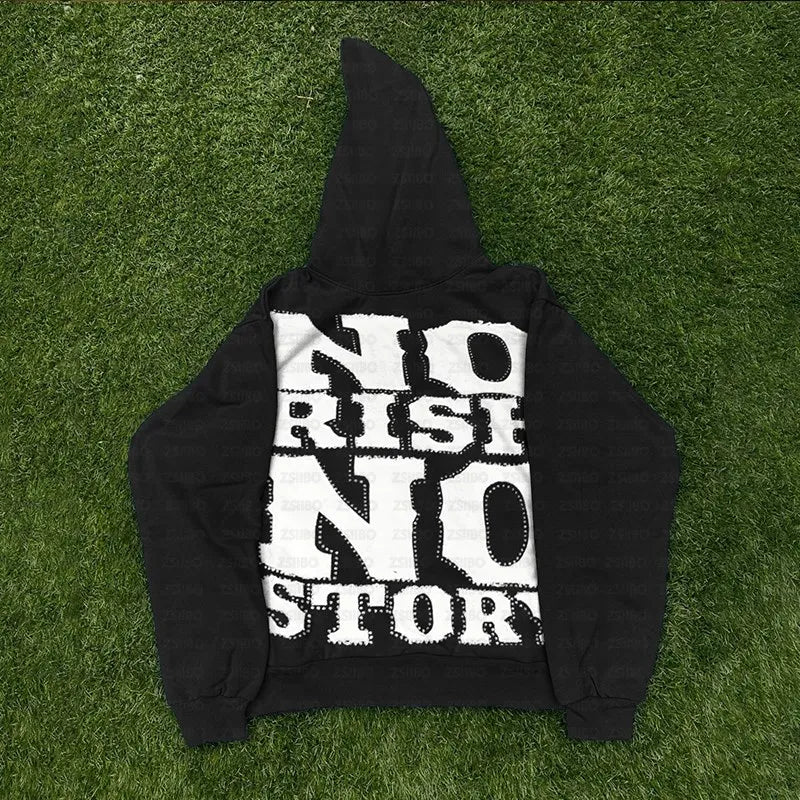 No Risk No Story Graphic Full Zip Hoodie