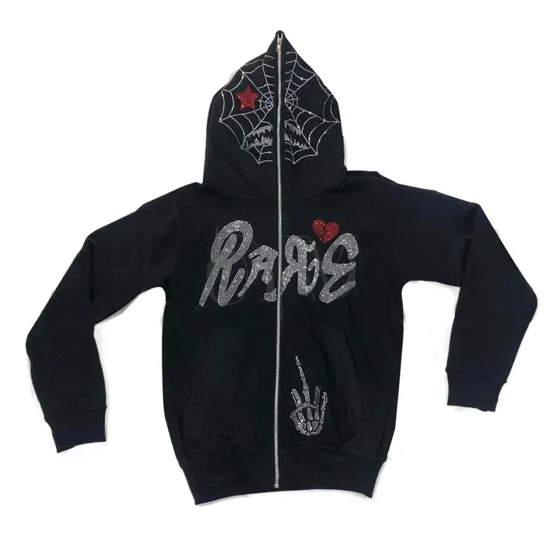 RARE Graphic Full Zip Hoodie