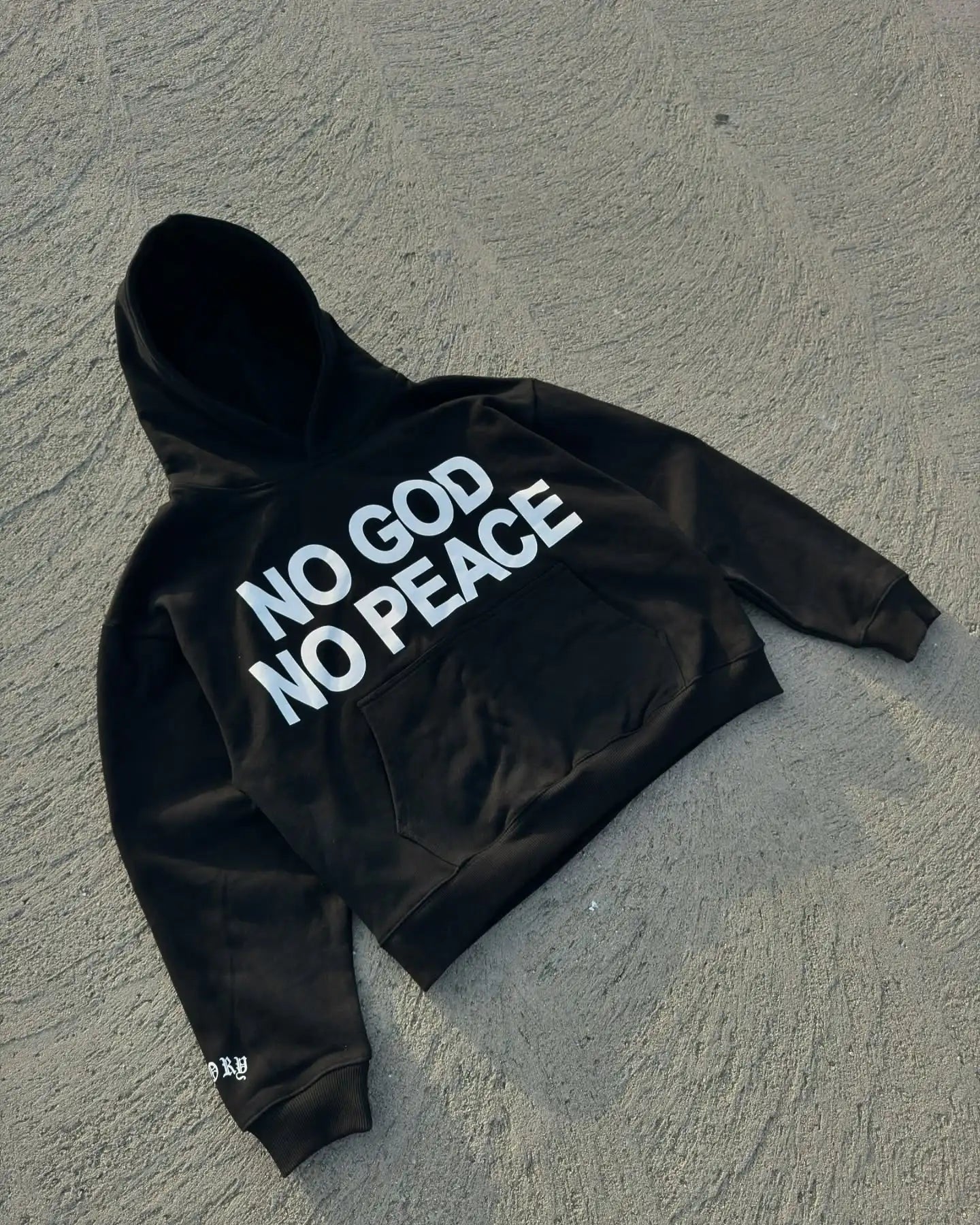 Know God Know Peace Graphic Hoodie