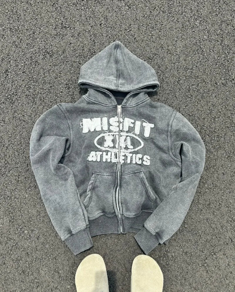 Misfit Athletics Graphic Full Zip Hoodie